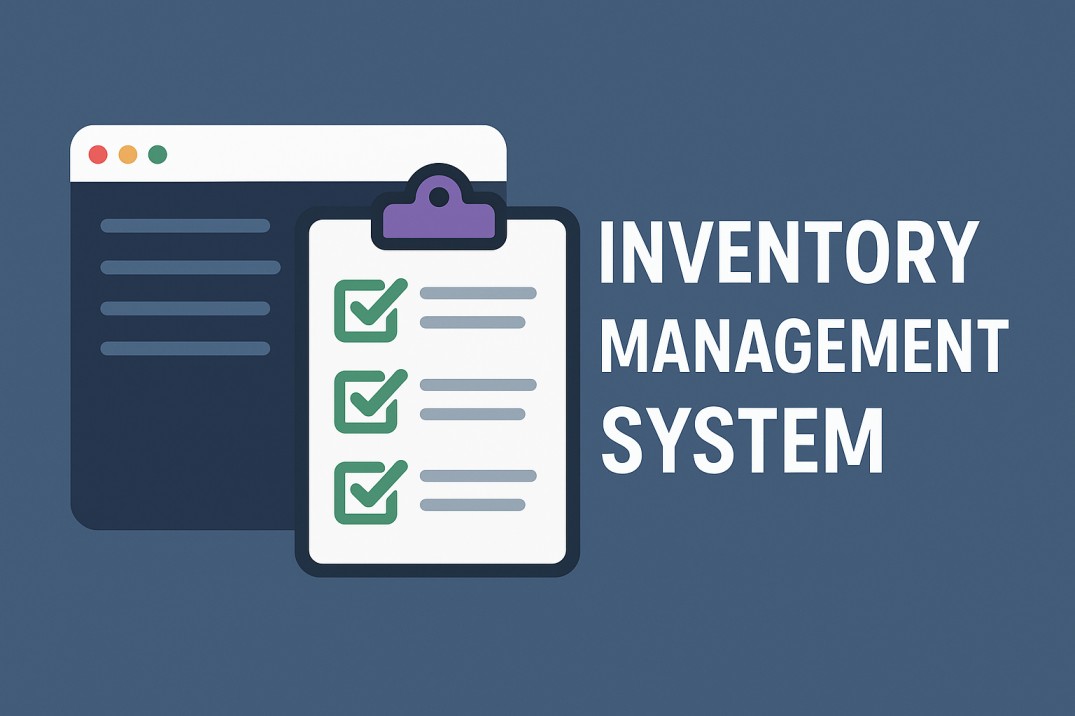 Screenshot of the Inventory Management System project